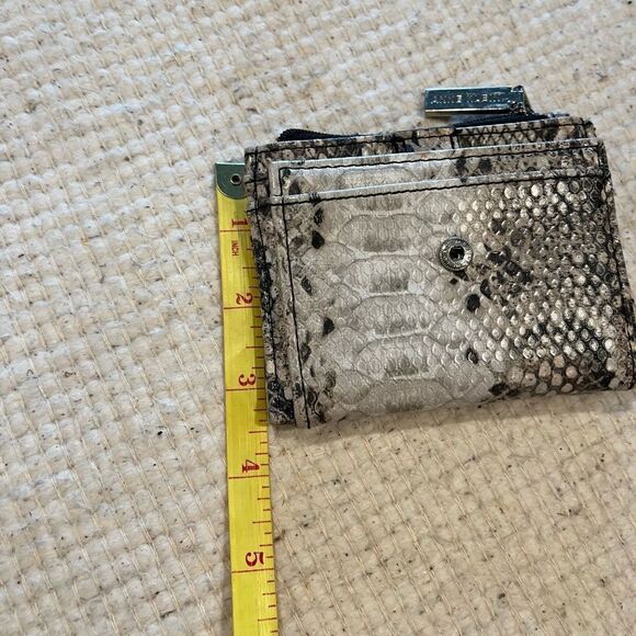 Ann Klein Snake Embaed Leather Wallet Change Purse - Picture 5 of 8